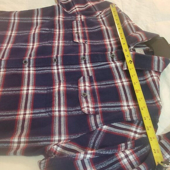 JACHS Plaid Long Sleeve Shirt Shacket Jacket Men's Size XL - Picture 10 of 13